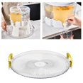 thumbnail image 1 of Oleegame 1PC Blue Juice Cold Kettle With Faucet Beverage Dispenser With Spigot Ice Tea Juice Pitcher 4 Compartment Beverage Container For Kitchen Gold, 1 of 9