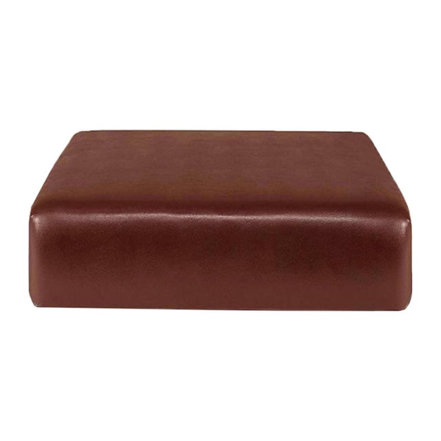 Housse de Coussin en Cuir Imperméable PU Manteau de Siège Canapé de Patio Causeuse Sofa Housse Extensible pour Siège de Banquette 1 Siège