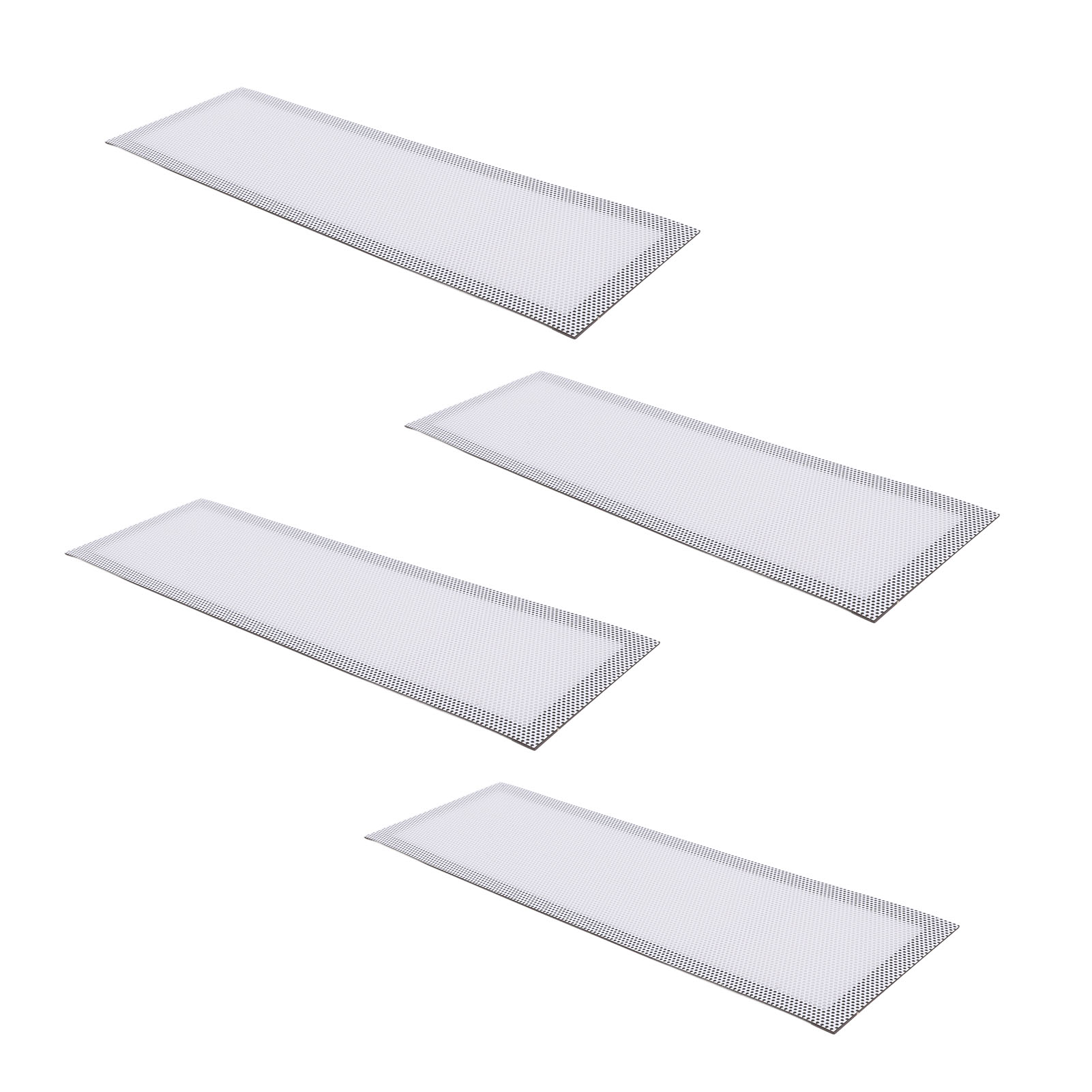 PVC Magnetic Floor Register Vent Cover, Ultra Fine Mesh Filter, Easy Install with Magnetic Adsorption 4PCS Set Suitable for Home Vent Floor 102x305mm 156.00g