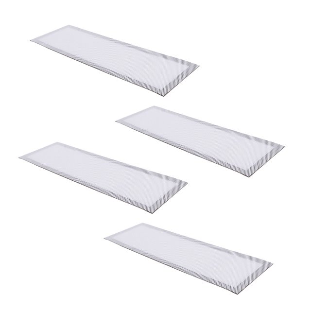 PVC Magnetic Floor Register Vent Cover, Ultra Fine Mesh Filter, Easy Install with Magnetic Adsorption 4PCS Set Suitable for Home Vent Floor 102x305mm 156.00g