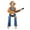 B, variant on BINGLI Halloween Skeleton Banjo Player Decoration, Animated Skull, Playing Musical Halloween Party Props Decor for Indoor Outdoor