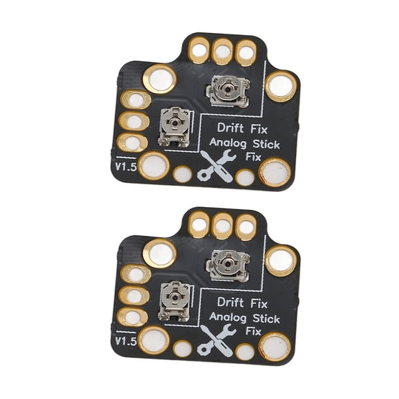 3D Analog Stick Drift Fix Mod, PCB 2pcs High Accuracy Gamepad Joystick Drift Repair Board Universal Sensitive For Game Controllers