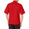 thumbnail image 4 of Uncommon Threads 0415-1902 Small Short Sleeve Chef Coat in Red, 4 of 4
