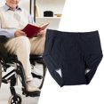 thumbnail image 3 of Culotte d'Incontinence pour Hommes, Étanche, Lavable, Confortable, pour Incontinence Femmes Hommes, Noir, TTG, 3 of 8