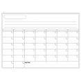thumbnail image 1 of Cqxid Calendar Under $10 Calendar White Magnetic Calendars For Refrigerator Family Notepad, 1 of 1
