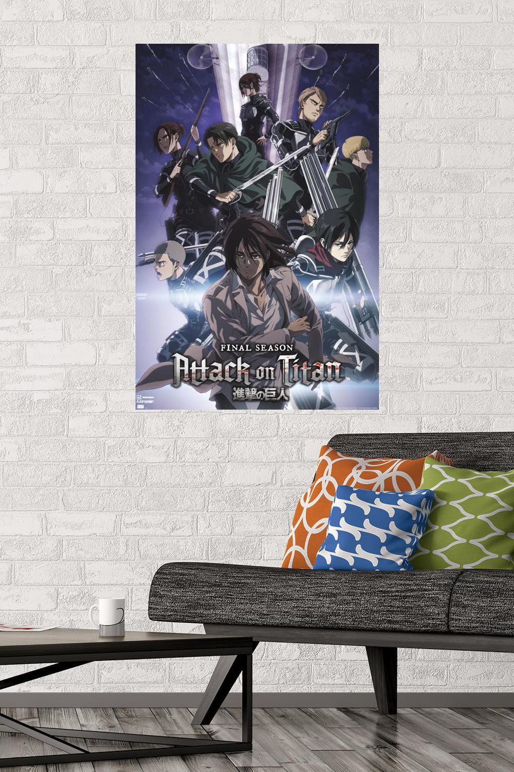 Attack on Titan: Season 4 - Key Visual 2 Wall Poster, 22.375" x 34"
