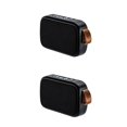 thumbnail image 1 of jesticaly Bluetooth 4.2 Speaker Outdoor Wireless Sound Box Handsfree Call Rechargeable Speaker Plastic Sound Box Support black 2Set, 1 of 6