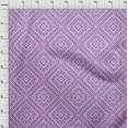 thumbnail image 3 of oneOone Cotton Silk Fabric Diamond|Triangle & Check Geometric Print Fabric BTY 42 Inches Wide, 3 of 4