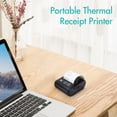 thumbnail image 4 of Amdohai Portable Mini Thermal Receipt Printer USB & BT Connection 2 inches 57mm Wireless Printer, 4 of 8