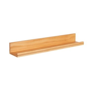 Étagère murale flottante naturelle à rebord en bois naturel Wakiva de 58,4cm Hometrends