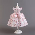 thumbnail image 4 of FAIWAD Robe Sans Manches à Volants pour Bébés Filles Printemps Été Imprimé Floral Robe Princesse, 4 of 6