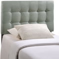 thumbnail image 1 of Emily Twin Upholstered Fabric Headboard - Gray, 1 of 4