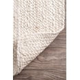 thumbnail image 4 of Handmade Braided White Jute Round Rugs Size 4 x 4 Feet Round ( 120 x 120 cm ), 4 of 4