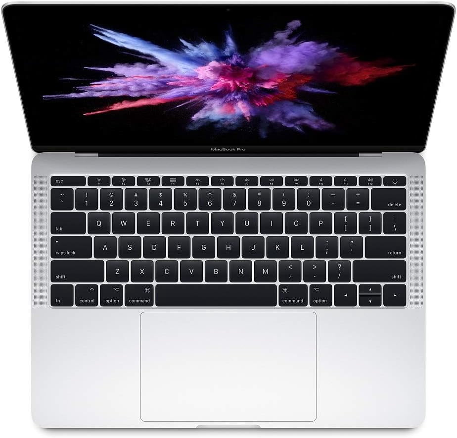 Refurbished Apple MacBook Pro 13.3" (Mid 2017) Intel Core i5-7360U CPU @ 2.30GHz A1708 8GB RAM 256GB SSD Silver (Grade A+)