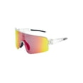 thumbnail image 1 of Athletic Works Clear and Red Shield Sunglasses, 1 of 2