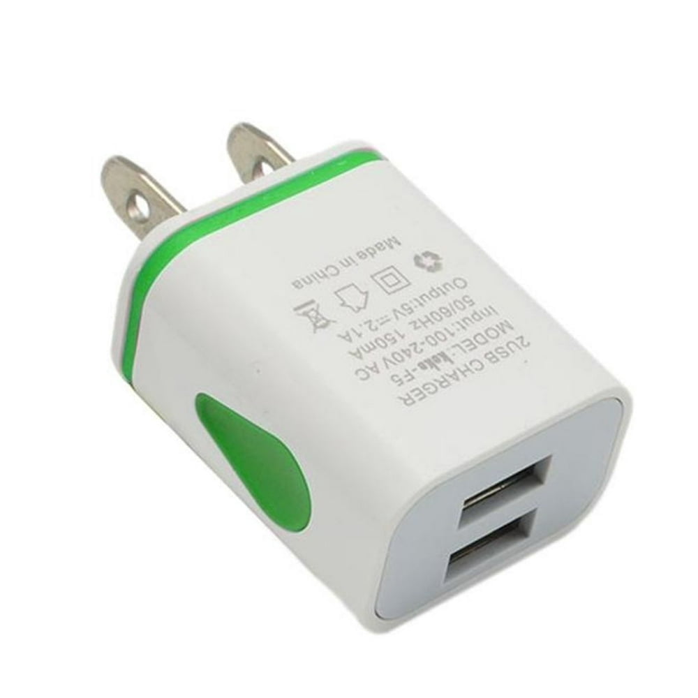 2A Charge Rapide Double Ports USB LED Poratble Téléphone Bureau à Domicile Chargeur Nous Plug