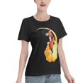thumbnail image 2 of T-Shirt Basique à Manches Courtes pour Femmes Dragon Ball Wukong, 2 of 6