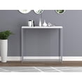 thumbnail image 3 of Safdie & Co. Console Table 31L White Silver Metal, 3 of 4