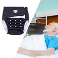 thumbnail image 2 of lionlar Couche-Culotte en Tissu Réutilisable pour Adulte, Pantalon d'Incontinence, Aides pour Handicapés, Noir, P, 2 of 7