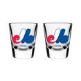 thumbnail image 1 of The Sports Vault 2PK Shot Glass Set Montreal Expos, 1 of 1