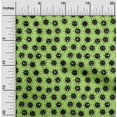 thumbnail image 2 of oneOone Viscose Chiffon Green Fabric Medical Virus Craft Projects Decor Fabric Printed by The Yard 42 Inch Wide, 2 of 4