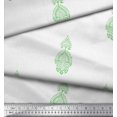 thumbnail image 3 of Soimoi Modal Satin Fabric Floral Block Print Fabric by Yard 42 Inch Wide, 3 of 3