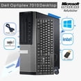 thumbnail image 2 of Dell OptiPlex 7010 Ordinateur de Bureau Haut de Gamme Intel Core i5 3470 8 Go RAM 256 Go SSD DDRW Win 10 Famille - WiFi (Remis à Neuf), 2 of 2