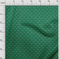 thumbnail image 3 of oneOone Viscose Jersey Green Fabric Animal Craft Projects Decor Fabric Printed By The Yard 60 Inch Wide, 3 of 5