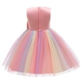 thumbnail image 3 of Robe de Princesse pour Filles Enfants Filles Florale Princesse Demoiselle d'Honneur Robe de Concours Anniversaire Fête Robe de Mariage, 3 of 8