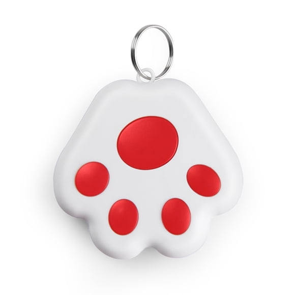 Graflsoa Traqueur Bluetooth pour Animaux et Articles - Dispositif Anti-Perte avec Caméra/contrôle d'Enregistrement, Retrouver Mon Téléphone et Alerte Bidirectionnelle (Rouge)