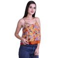 thumbnail image 2 of Moomaya Camisole Courte à Bretelles Spaghetti Imprimée pour Femmes, Hauts d'Été, 2 of 5