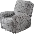 thumbnail image 1 of Stretchable Printed Recliner Cover – Protective Elastic Slipcover for Home Reclining Chairs, 1 of 9