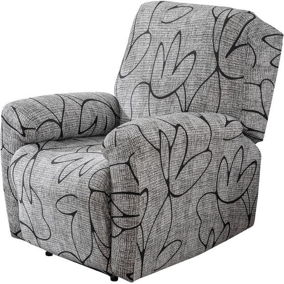 Stretchable Printed Recliner Cover – Protective Elastic Slipcover for Home Reclining Chairs