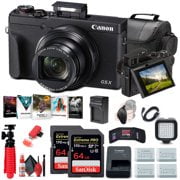 Canon PowerShot G5 X Mark II Digital Camera (3070C001) + 2 x 64GB