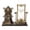 Auréate, variante sur Sablier Style Rétro Sablier Minuterie Sablier Centre de Table Statue Ornements pour Bureau Bureau Chambre Décoration Cadeau d'Anniversaire Doré,Auré