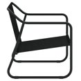thumbnail image 5 of vidaXL 2-Seater Garden Bench with Cushion Anthracite Steel, 5 of 5