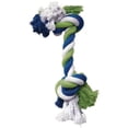 thumbnail image 4 of Dogit Knotted Rope Multi-Coloured Rope Bone Dog Toy Small, 4 of 5