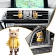 thumbnail image 3 of Désodorisant de Voiture Mignon en Forme d'Animal, Sortie de Voiture en Forme de Dessin Animé, Sortie d'Aromathérapie pour Tr Auto, Pince Désodorisant, Pince,, 3 of 8