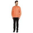 thumbnail image 2 of Bestman Solid Long Sleeve Shirt For Mens Front Double Button Placket Chinese Collar Shirt, 2 of 7