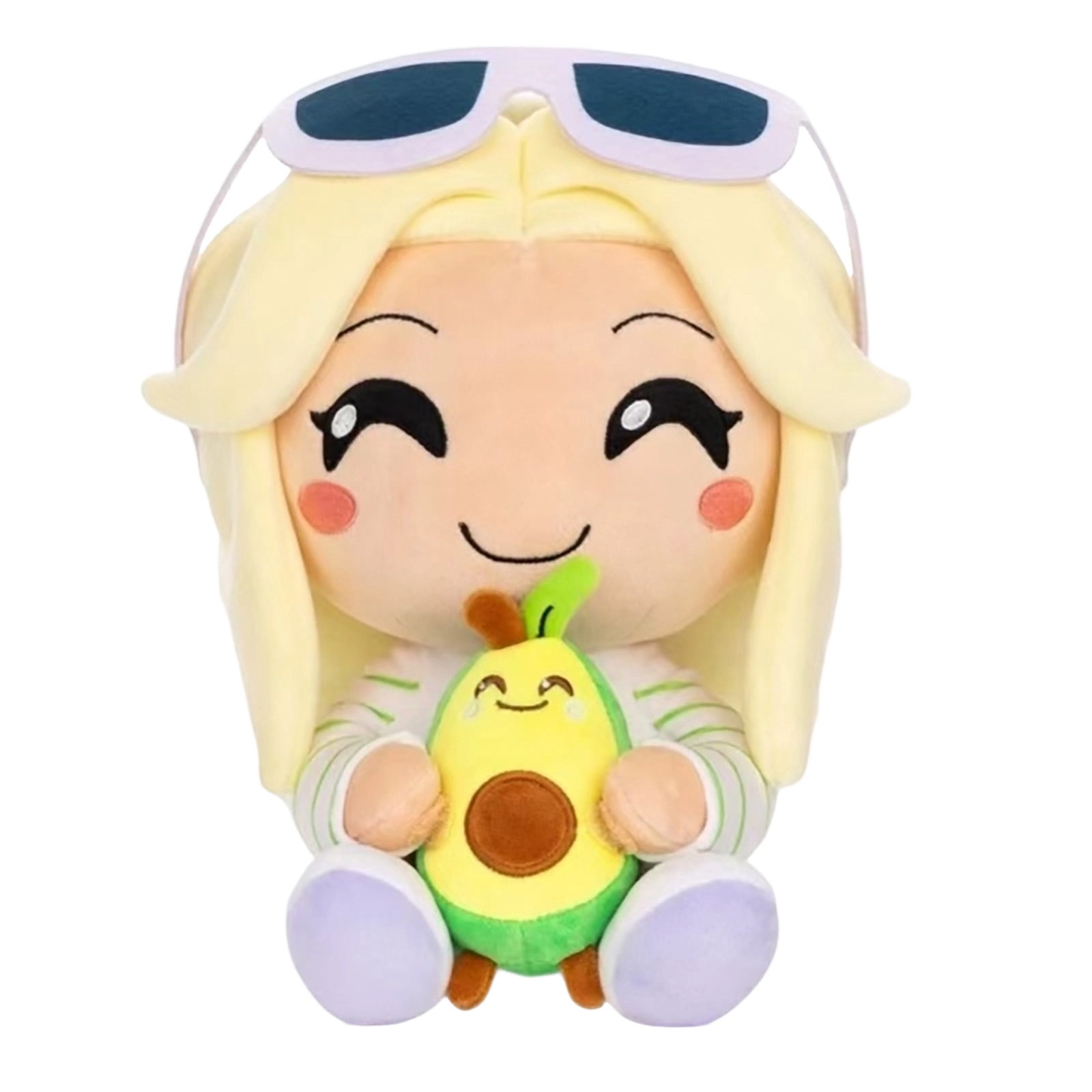 Avocado Playz Plush Toy,YouTuber Avocado Playz Merch Cute Stuffed Figure Collectibles Plushies, 9.84Inch Avocado Playz Plush Toy, Plush Gifts for Fans