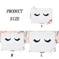 thumbnail image 1 of pitrice 50 Compter les Cils Sacs de Rangement de Toilettes Réutilisables Sacs de Maquillage avec Fermeture à Glissière Adorable 20x15cm Rose, 1 of 9