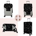thumbnail image 3 of Travel Luggage Cover Suitcase Protector Fits 18-32 Inch Luggage Wheel Covers Patterned Travel Related Items Flower Luggage Protector Elastic Luggage Anti-scratch Suitcase Cover XL, 3 of 5