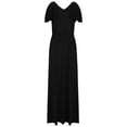 thumbnail image 2 of UPPADA Robe Grande Taille pour Invitées de Mariage pour Femmes à Manches Courtes Robe de Bal de Mariage de Fin d'Année Robe Formelle Robe Longueur au Sol Robe Cocktail de Mariage Robe Portefeuille Formelle Aubaines Précoces Maintenant, 2 of 4