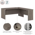 thumbnail image 2 of Bureau en L 65L Logan de Bestar, érable argenté, 2 of 4