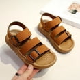 thumbnail image 5 of JDQJBZ Boys's Sandals Toddler Retro Hook Loop Closure Summer Beach Sandals Soft Sole Non Slip, 5 of 5