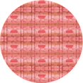 thumbnail image 1 of Ahgly Tapis Rond Lavable en Machine Intérieur Transitionnel Rouge Camion de Pompiers, 4 Pieds Rond, 1 of 7