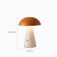 thumbnail image 2 of Birdeem Lampe de Table Champignon Rechargeable, Lampe de Chevet à DEL à Intensité Réglable, Veilleuse d'Ambiance Sans Fil, Lampe de Bureau à Commande Tactile pour Salon, Chambre et Chambre de Bébé, 2 of 5