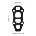 thumbnail image 2 of Unique Bargains 3/8'(10mm) Skateboard Riser Pads, 10Pcs Plastic Skateboard Angle Wedge Shock Pads, Black, 2 of 5