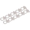 thumbnail image 1 of Mount D Ring, Universal Antirust Tiedown Anchors  For Safe Secure Hauling Silver, 1 of 8