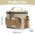 thumbnail image 3 of Tackle Bag Fishing Tackle Bag With Moulded Base Tackle Storage Bags For Anglers For All Your Fishing Gear And Tools, 3 of 9